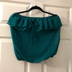 Green Tube top Sz Medium. So cute!